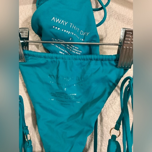 Away That Day Bikini Set Saphire Blue Size S - Picture 6 of 9
